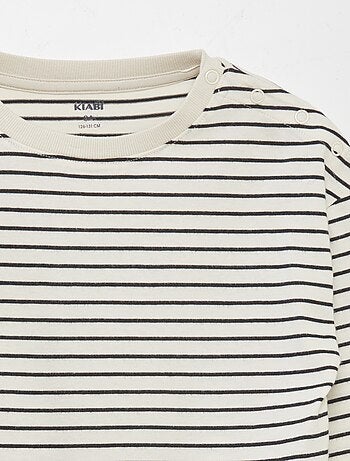 T-shirt de manga comprida - coleção fácil de vestir