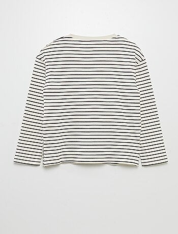 T-shirt de manga comprida - coleção fácil de vestir