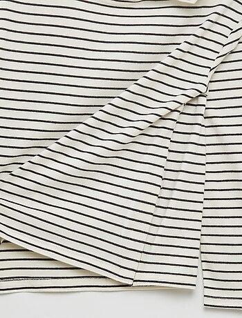 T-shirt de manga comprida - coleção fácil de vestir