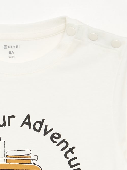 T-shirt de manga comprida - coleção fácil de vestir - Kiabi T-shirt de manga comprida - coleção fácil de vestir - Kiabi
