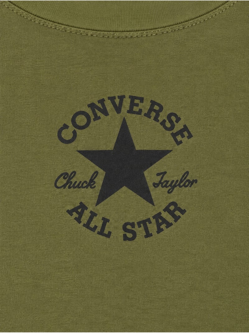 T-shirt de manga comprida - converse Cáqui - Kiabi
