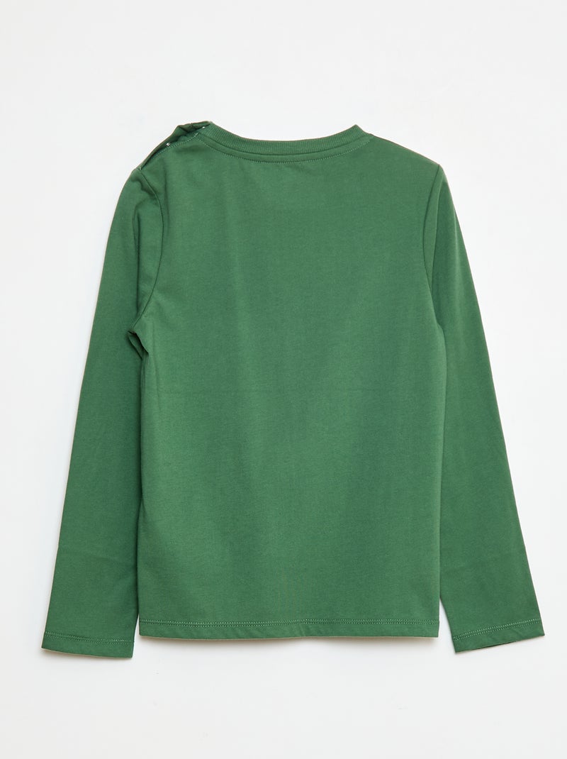 T-shirt de manga comprida - Jurassic World - So Easy Caqui - Kiabi