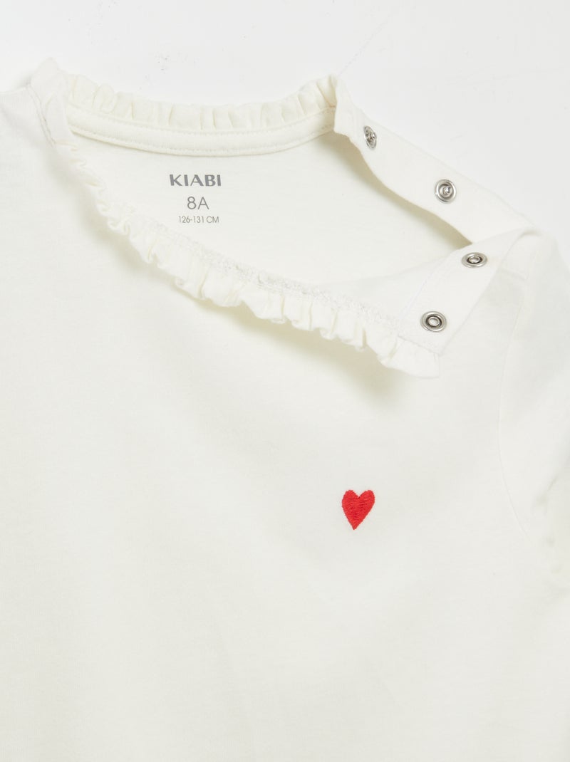 T-shirt de manga comprida  - So Easy BEGE - Kiabi