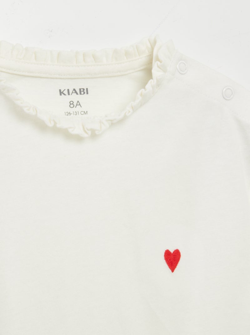 T-shirt de manga comprida  - So Easy BEGE - Kiabi