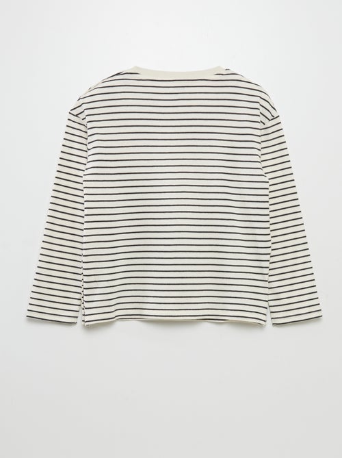 T-shirt de manga comprida  - So Easy - Kiabi