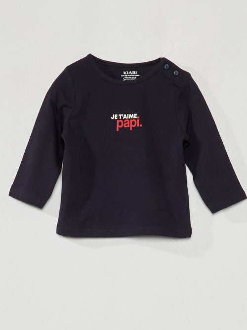 T-shirt de manga comprida - Kiabi