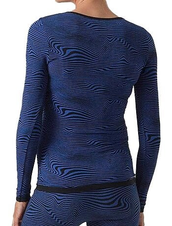 T-shirt de Manga Comprida Azul para Mulher Mamalicious Kenya
