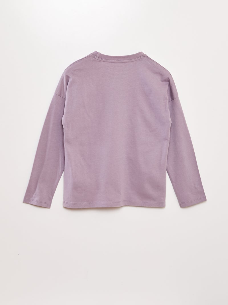 T-shirt de manga comprida 'Beetlejuice' VIOLETA - Kiabi