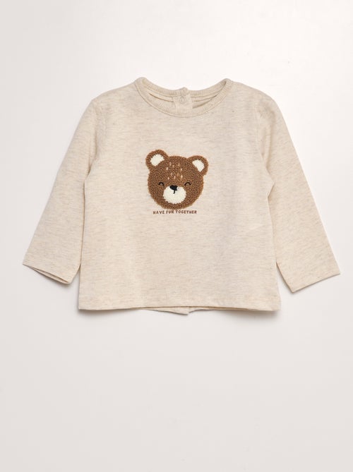 T-shirt de manga comprida - Kiabi
