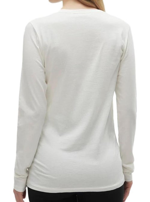 T-shirt de Manga Comprida Bege para Mulher Mamalicious Hoho - Kiabi