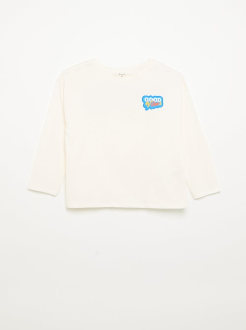 T-shirt de manga comprida - Kiabi T-shirt de manga comprida - Kiabi
