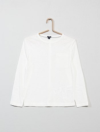 T-shirt de manga comprida - Kiabi