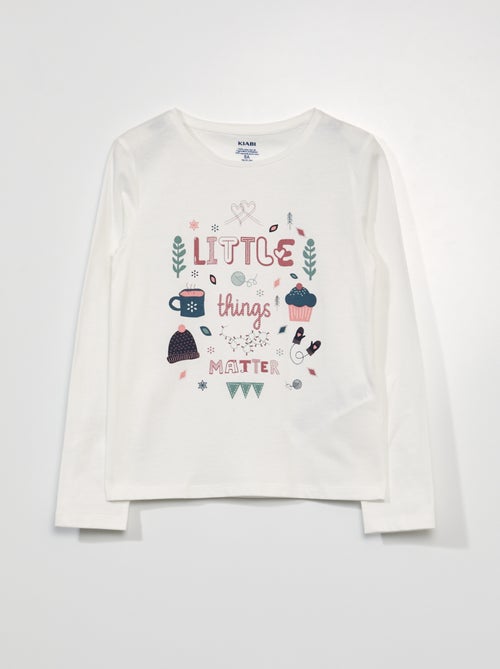 T-shirt de manga comprida - Kiabi