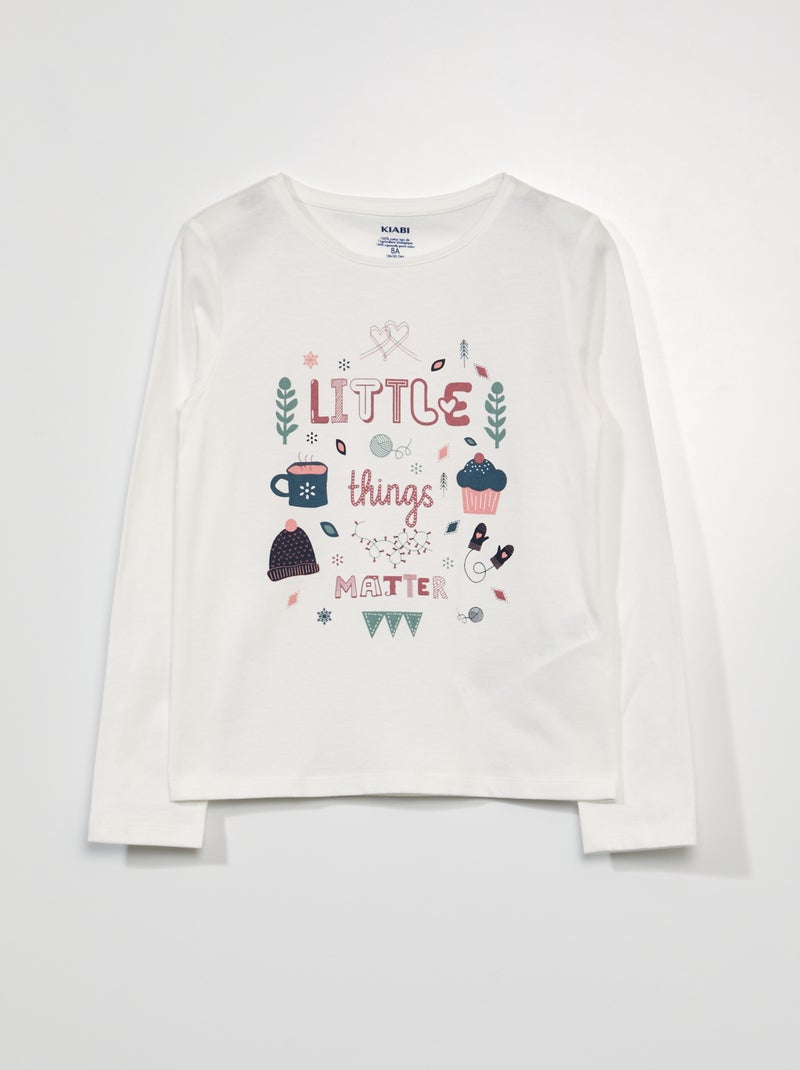 T-shirt de manga comprida CINZA - Kiabi
