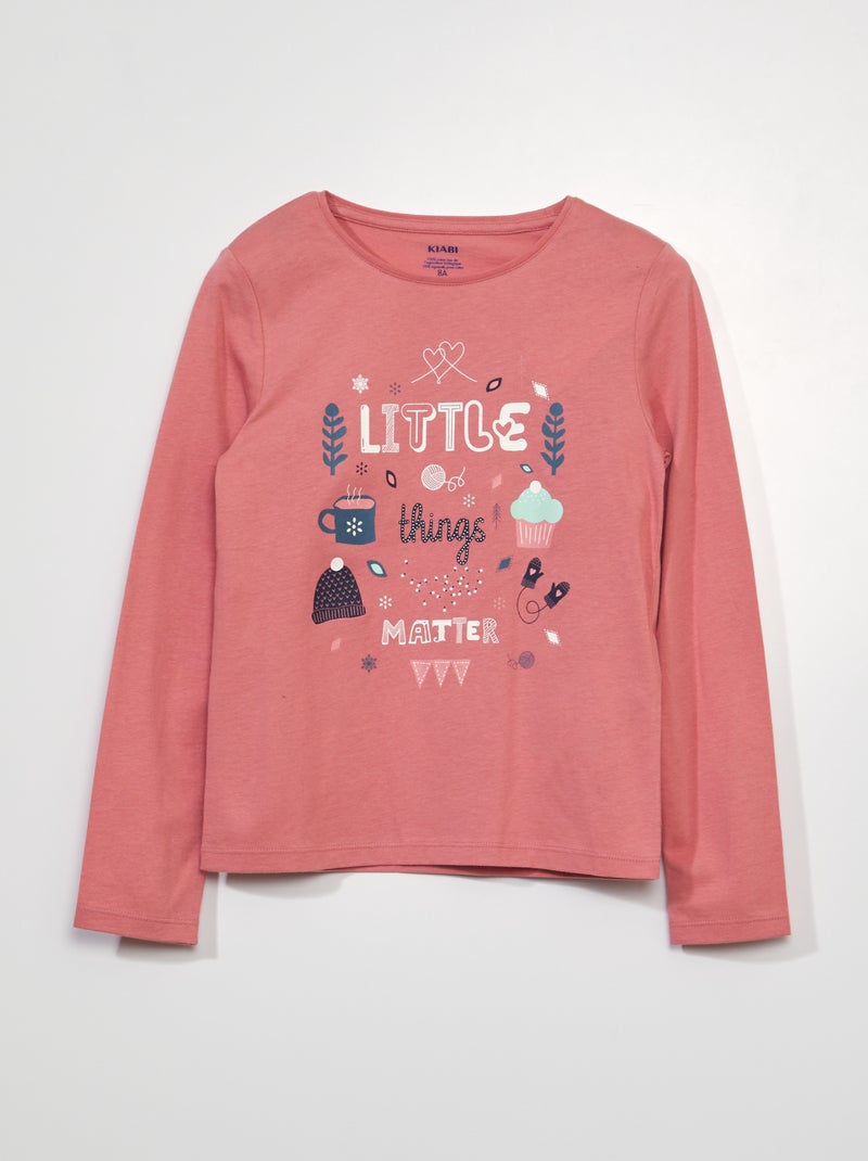 T-shirt de manga comprida CINZA - Kiabi