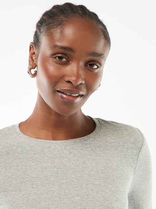 T-shirt de manga comprida - Kiabi