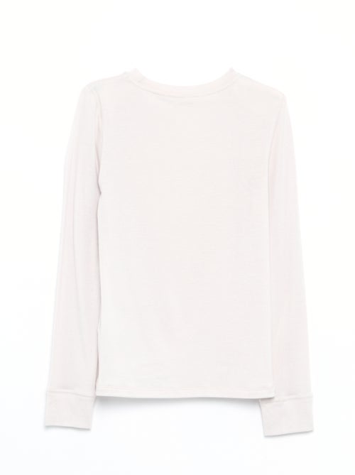 T-shirt de manga comprida - Kiabi