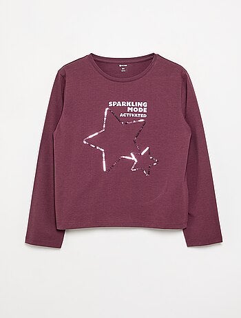 T-shirt de manga comprida com animação