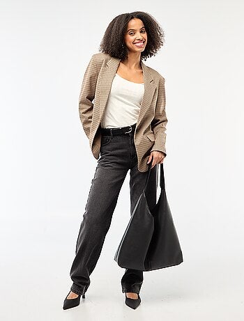 T-shirt de mangas compridas com bordado inglês