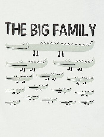 T-shirt de manga comprida com estampado