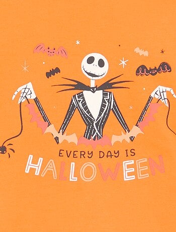 T-shirt de manga comprida com estampado 'Halloween'