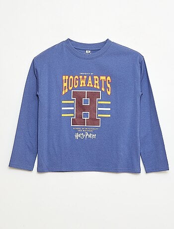 T-shirt de manga comprida com estampado 'Harry Potter'