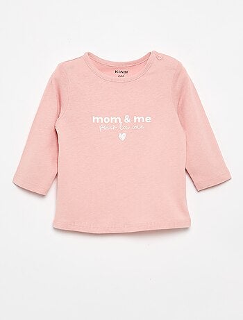 T-shirt de manga comprida com estampado