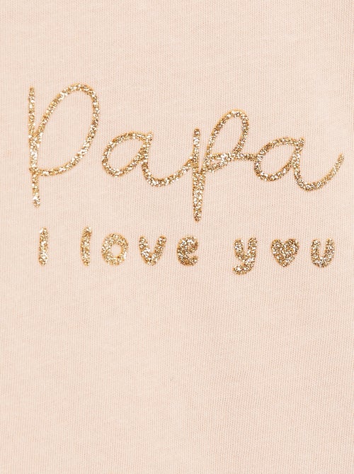 T-shirt de manga comprida com estampado - Kiabi