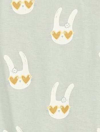 T-shirt de manga comprida com franzidos nos ombros