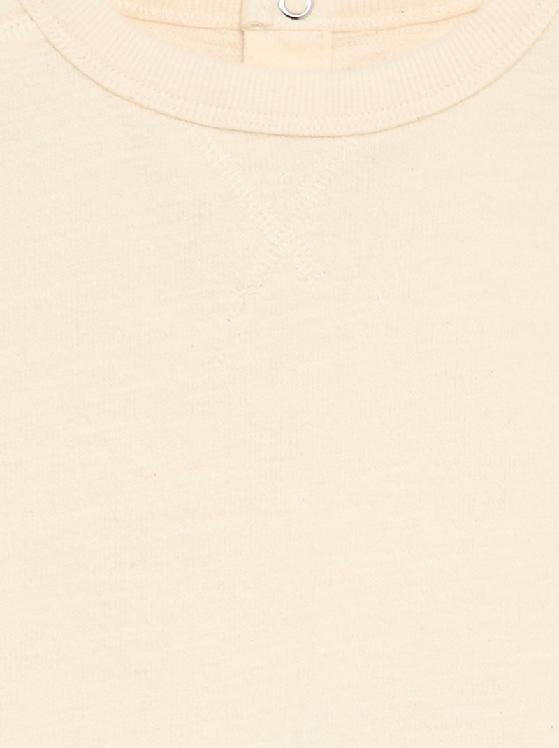 T-shirt de manga comprida Cru - Kiabi
