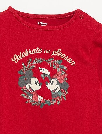 T-shirt de manga comprida 'Disney' 'Natal'