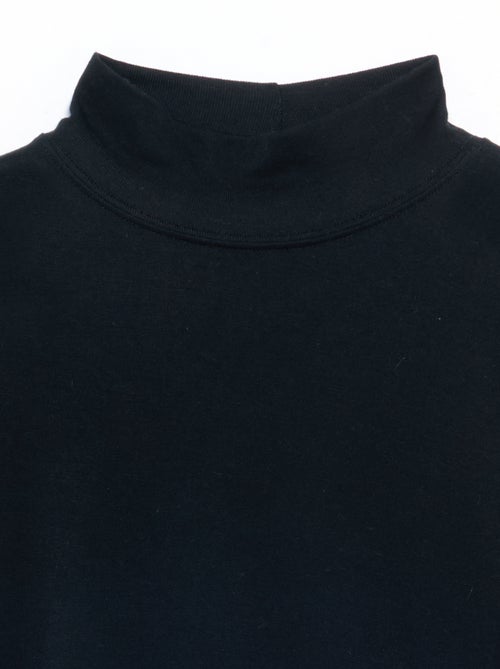 T-shirt de manga comprida e gola alta - Kiabi