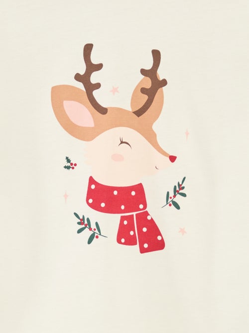 T-shirt de manga comprida estampada - Kiabi