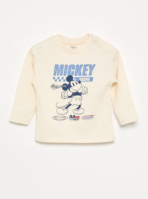 T-shirt de manga comprida estampada 'Disney' 'Mickey' - Kiabi