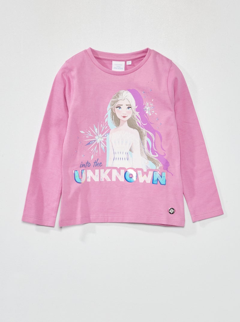 T-shirt de manga comprida 'Frozen' VIOLETA - Kiabi