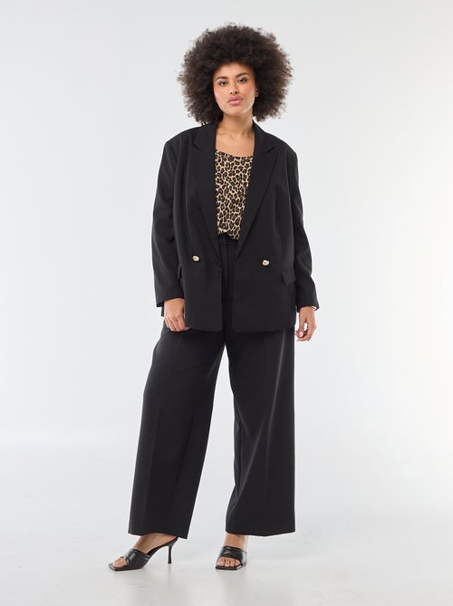 T-shirt de manga comprida lisa em jersey - Kiabi