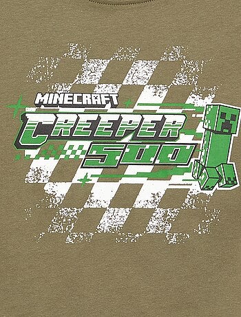 T-shirt de manga comprida 'Minecraft'
