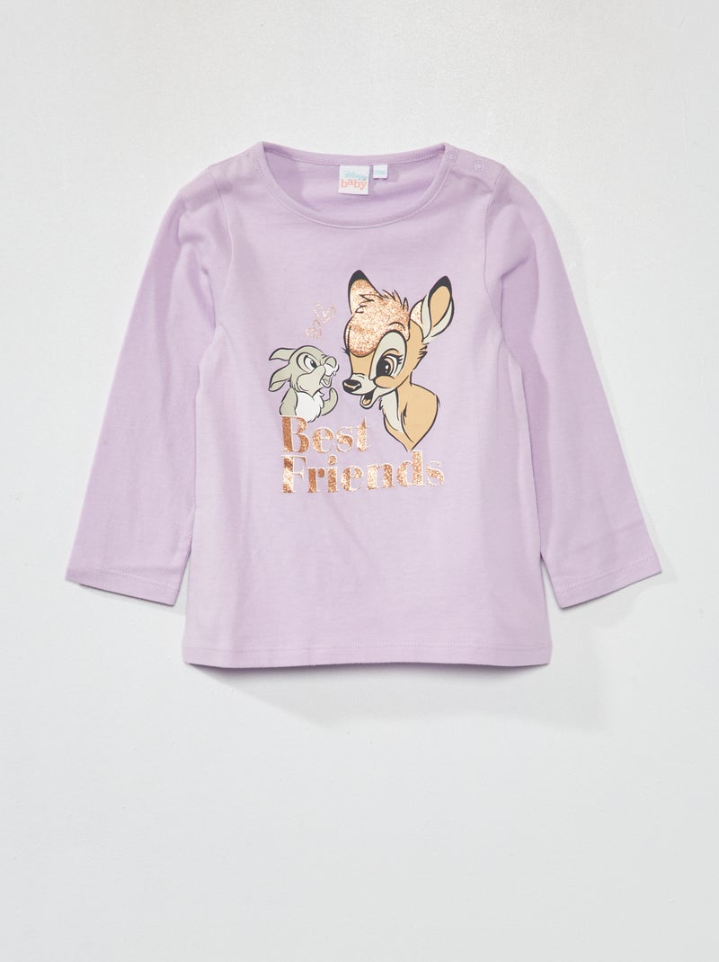 T-shirt de manga comprida 'Minnie' VIOLETA - Kiabi