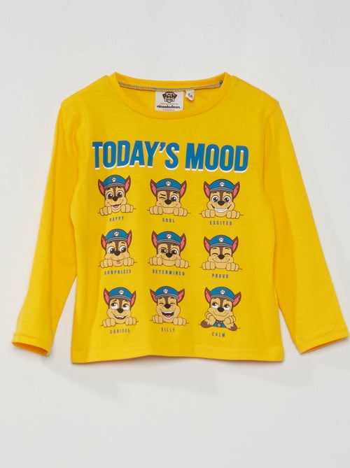T-shirt de manga comprida 'Patrulha Pata' - Kiabi