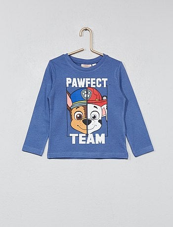 T-shirt de manga comprida 'Patrulha Pata' - Kiabi