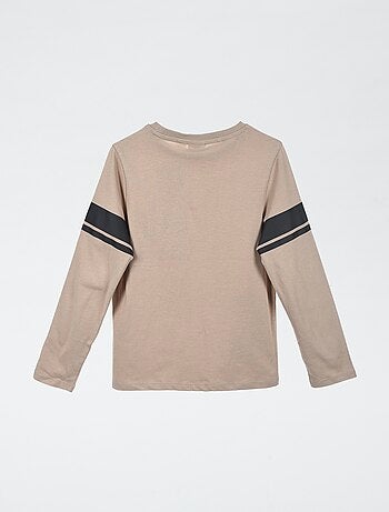 T-shirt de manga comprida 'Patrulha Pata' em algodão