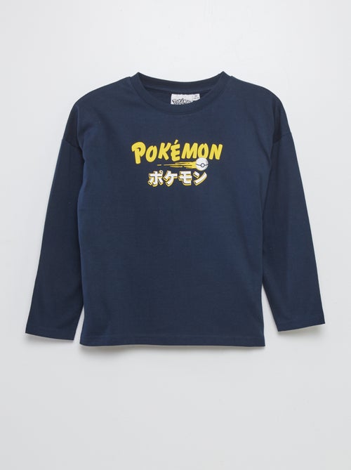 T-shirt de manga comprida 'Pokémon' - Kiabi