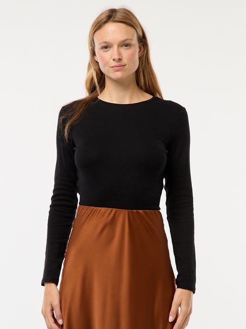 T-shirt de manga comprida - Kiabi