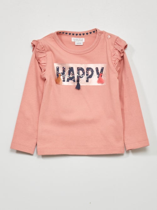 T-shirt de manga comprida - Kiabi