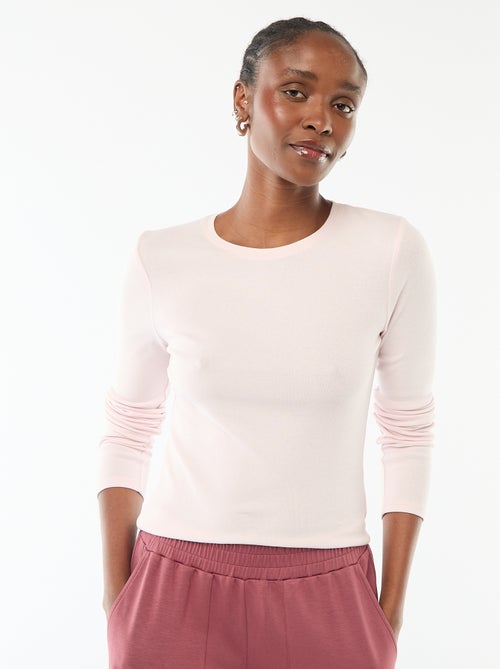 T-shirt de manga comprida - Kiabi