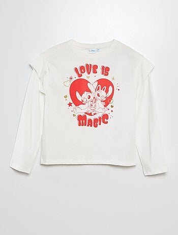 T-shirt de manga comprida 'Stitch'
