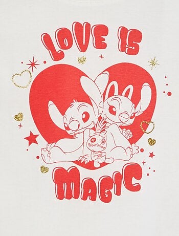 T-shirt de manga comprida 'Stitch'