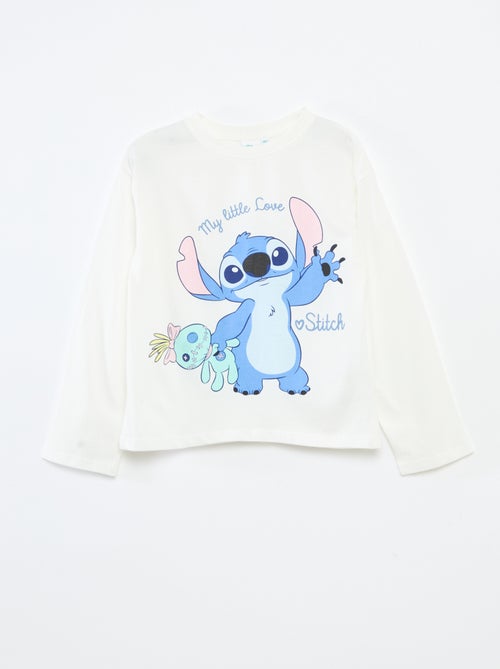 T-shirt de manga comprida 'Stitch' 'Disney' - Kiabi