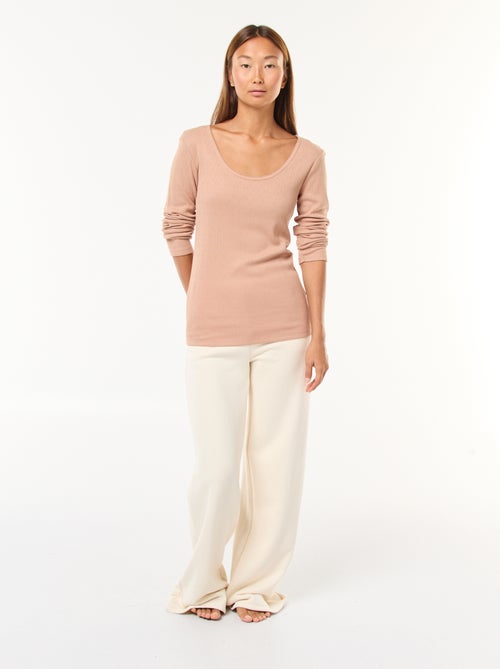 T-shirt de manga comprida termorregulador - Kiabi