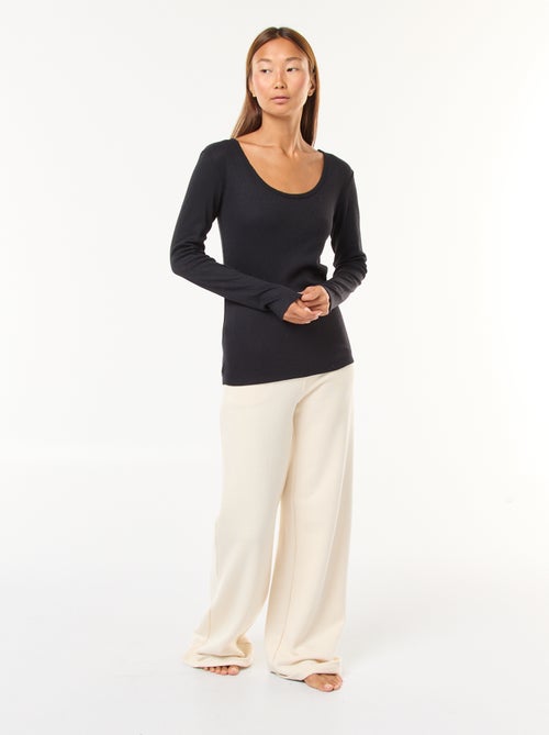 T-shirt de manga comprida termorregulador - Kiabi